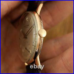 Classic Authentic Vintage Girard Perregaux Gold Plated Manual Wind Gents Watch