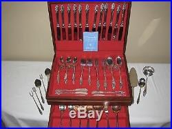 Community Evening Star Silver Plate 107 Piece Service for 12 Vintage