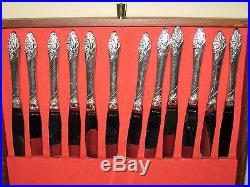 Community Evening Star Silver Plate 107 Piece Service for 12 Vintage