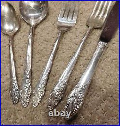 Community Plate Silverplate 76 Pc Set Flatware Service For 12 Evening Star Pat