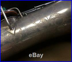 Conn New Wonder Series I Vintage 1920's Alto Silver-Plate C Melody Saxophone
