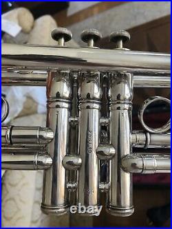 Conn Vintage One Trumpet 1BS-46 Sterling Silver Great Condition