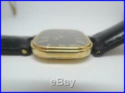 DUNHILL 5 25229 FQ MEN 925 Silver Gold Plated Case Rome ETA Quartz Vintage Watch