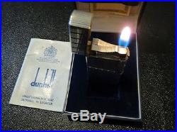 DUNHILL 70 Vintage Lighter Silver Plate/ Very Good working condition