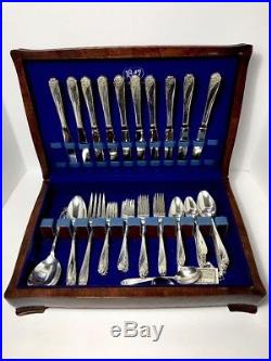Daffodil 1847 Rogers Bros. Silver Flatware Silverware Vintage 10 Place Setting