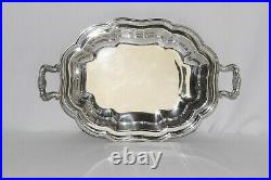 Elegant Vintage Sheffield Silver Co. Silver Plated Oval Platter