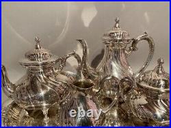 Elegant Vintage WMF Germany Silverplate Tea/Coffee Set 5 Piece Collection