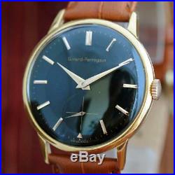 Excellent Vintage Girard Perregaux Gold Plated Manual Wind Original Gents Watch