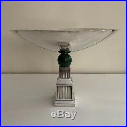 Exclusive Rare Vintage GUCCI Silver Table Service Centerpiece Bowl Compote 9 H
