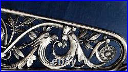 FANTASTIC Antique Victorian Silver Plated Tray/Griffins Phoenix Bird & Cherubs