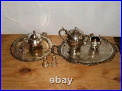 FREE SHIPPING! 7 Piece Vintage Silver Plate and Sterling pieces