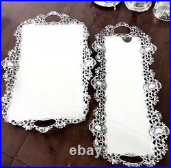 Fantastic Antique Large Silver Plated Sheffield Tray