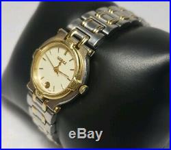 GUCCI 9000L Day Date Gold Plated Stainless Steel Ladies Watch 0336033