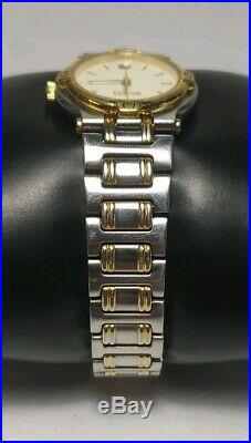 GUCCI 9000L Day Date Gold Plated Stainless Steel Ladies Watch 0336033