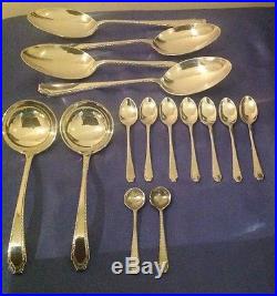 Garrard & Co Vintage Silver Plate Canteen Of Cutlery 78 Pieces 8 Place Setting