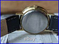Gents Vintage Rotary UFO, Sunburst Dial, Gold Plated, Date Function Working
