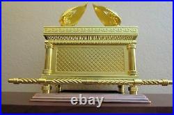 Gold Plated Copper JUMBO SIZE ARK OF THE COVENANT Jewish Testimony Israel Gift