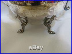 Gorgeou Vintage Victorian Eton Silver plate Lrg 5pc Footed Coffee/Tea Set withtray