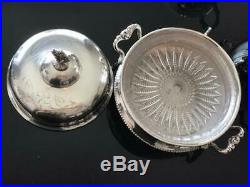 Gorgeous Vintage Silver-plated Sheriden Samovar Urn with Burner Pot and Set
