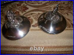 Gorgeous Vintage silver plate tea silverplate (8) piece teapot set with tray