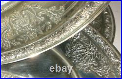 Great Vintage set 12 Bread Plates King Edward Sterling silver Gorham 372 1423gr
