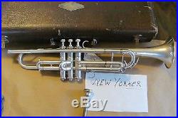 Gretsch New Yorker silver plate vintage trumpet