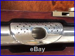 Haynes Vintage Silver Headjoint with Perforated Lip plate! Great Player
