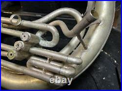Holton 1960s Sousaphone tuba lower part vintage silver plated