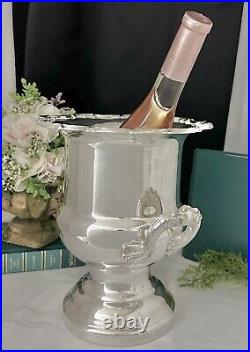 Ice Bucket Vintage Leonard Champagne Bucket Silver Plate Vintage Trophy Vase