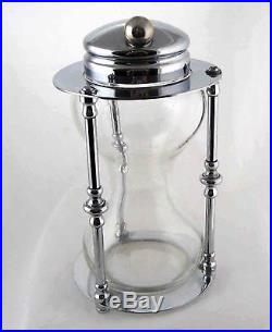 Iconic Vintage MAXWELL PHILLIPS Hourglass Cocktail Shaker c 1930