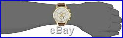 Invicta Mens S1 Rally 18k Gold Ion-Plated Watch With Brown Leather Strap