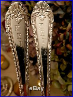 Kappa Kappa Gamma KKG Reed and Barton Silver Plate Flatware 54 Pieces-Vintage