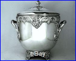 King Francis Reed & Barton Ice Bucket 11 ½ 1647.3 Qts Ornate Vintage