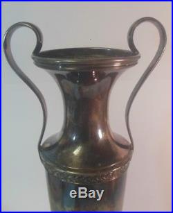 LARGE 20 Antique Vtg REED & BARTON Silver Plate Trophy Hadles Urn Vase