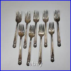LOT Of 50 1847 Rogers Bros. Eternally Yours Silver Plate Silverware Vintage