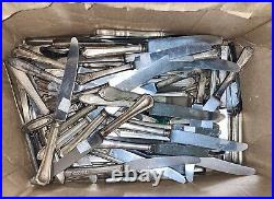 LOT Silver Plated Knives 15 Pounds VINTAGE FLATWARE