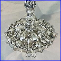 Large 20 Silver Plate Candelabra Vintage Antique Victorian Style 5 Light 4 Arms