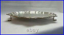 Large late Victorian silver plated salver by Hamilton & Inches of Edinburgh