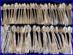 Lor of 300 Silverplate Flatware Iced Teaspoons Restaurant Wedding Vintage Plated