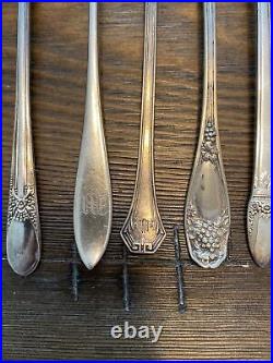 Lot 31 Forks Ornate Vintage Antique Mixed Silver Plate Serving Flatware 1