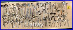 Lot of 100 Vintage Silver Plated Miscellaneous Serving Flatware 3-13 #8