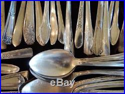 Lot of 300 silverplate Craft teaspoons Vintage flatware Oneida Gorham Rogers
