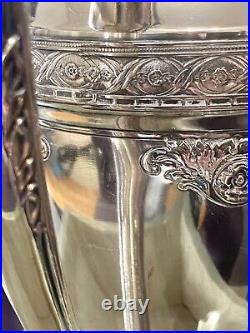 Manning Bowman & Co Vintage Silver Plate Electric Coffee Samovar