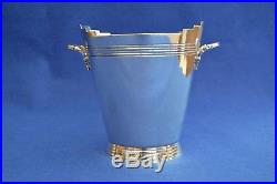 Mappin & Webb Kieth Murray Art Deco Ice Bucket Silver Plate Vintage Cocktail