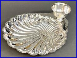 Marvelous Vintage Edwardian Scalloped Serving Bowl WM Rogers Silver Plated