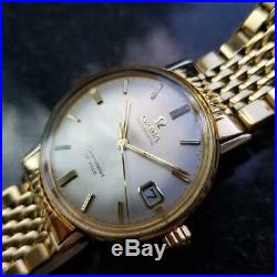 Men's Omega Gold-Plated Seamaster DeVille Automatic withDate, c. 1960s Vintage MA55