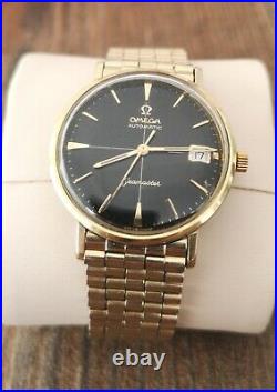 Men's Vintage Wrist Watch Omega Seamaster Gold Plated Automatic 1961 Manual UK