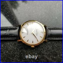 Mens Orient Star 34mm Gold-Plated Hand-Wind Dress Watch, c. 1960s Vintage MO21