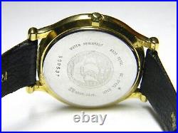 Mens Seiko Age Of Discovery Date Gold Plated Vintage dress watch model 6F25-8009