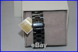 Michael Kors Women's Slim Runway Black Ion-Plated Stainless Steel Watch MK3589